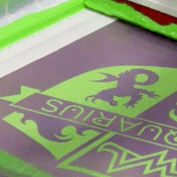 The Spiral of Doom - water-based screen printing