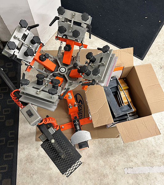 Used - Complete Equipment Shop Package (Automatic, Manual Press, Dryer, Cap Press, Exposure Unit))