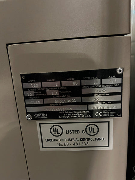 Used - Complete Equipment Shop Package (Automatic, Manual Press, Dryer, Cap Press, Exposure Unit))