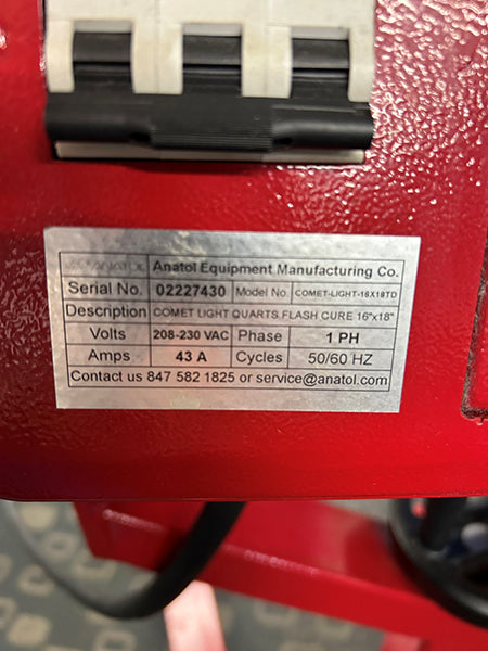 Used - Complete Equipment Shop Package (Automatic, Manual Press, Dryer, Cap Press, Exposure Unit))