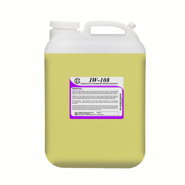 CCI IW108 Screen Wash / Stain Remover - 5 Gallon