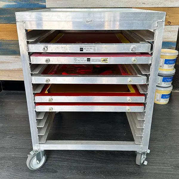 GSF 12-Screen Job Cart for 23" x 31" Frames