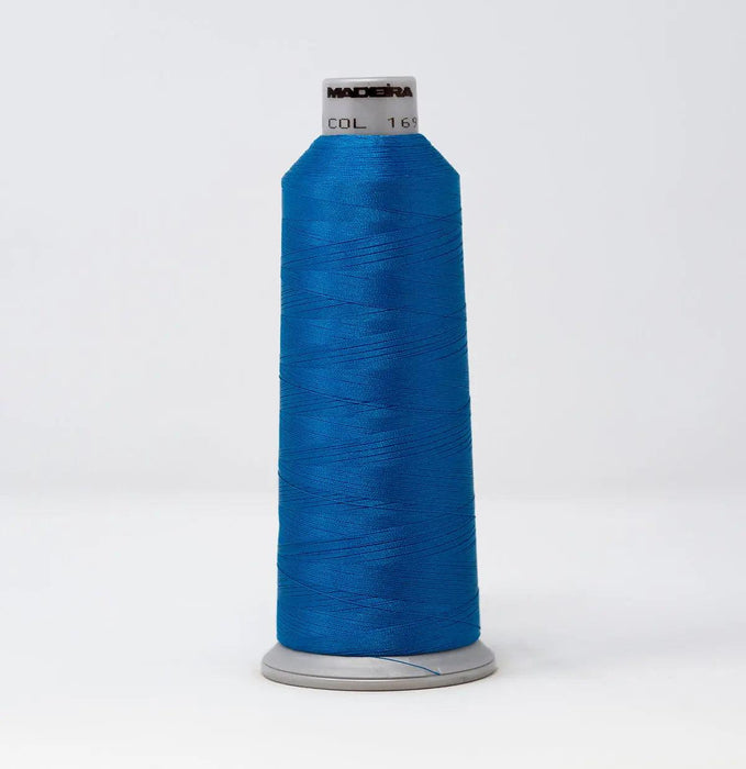 Madeira Polyneon 1695 Cyan Embroidery Thread 5500 Yards
