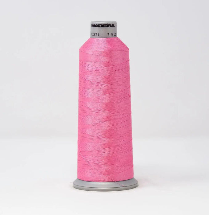 Madeira Polyneon 1921 Bubble Gum Pink Embroidery Thread 5500 Yards