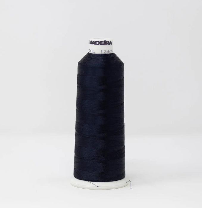 Madeira Rayon 1367 Black Pearl Embroidery Thread 5500 Yards