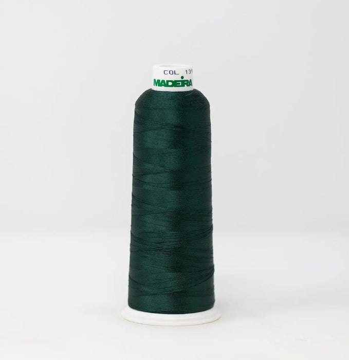Madeira Rayon 1390 Forest Green Embroidery Thread 5500 Yards