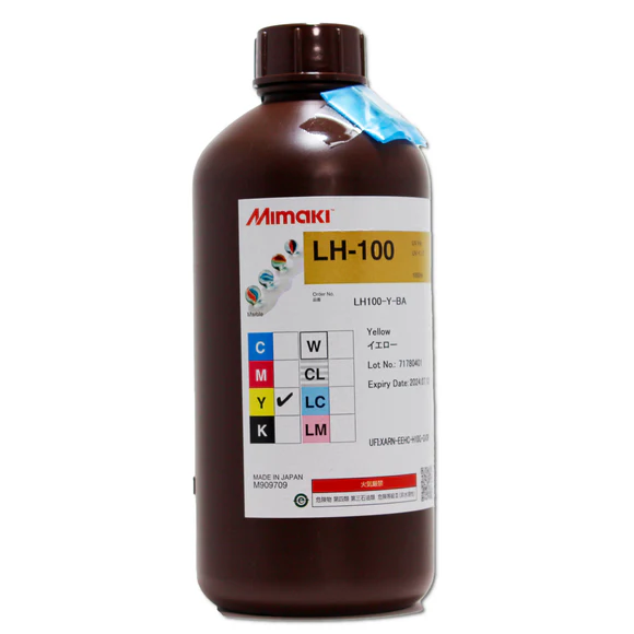 Mimaki LH-100 Black UV Curable Ink - 1 Liter