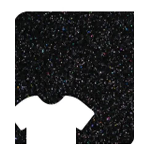 Siser Glitter 20" Heat Transfer Vinyl Galaxy Black