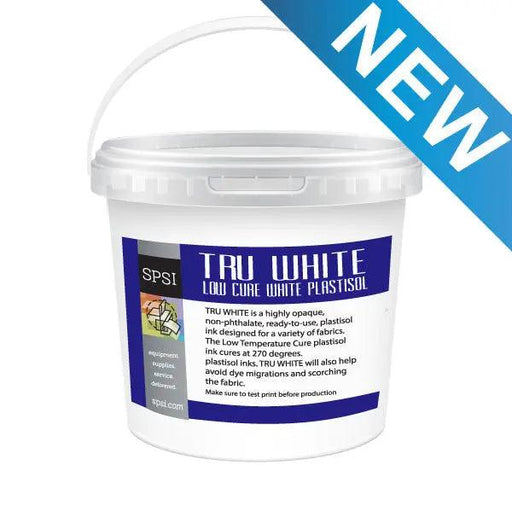 Tru White Low Cure Plastisol Ink SPSI Inc.