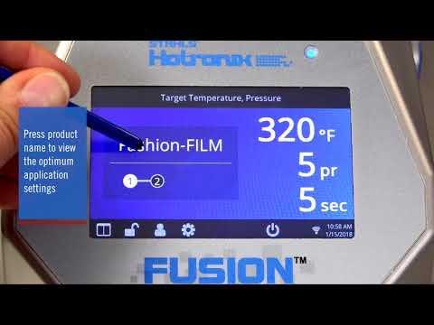 Stahls' Fusion IQ Heat Press Video